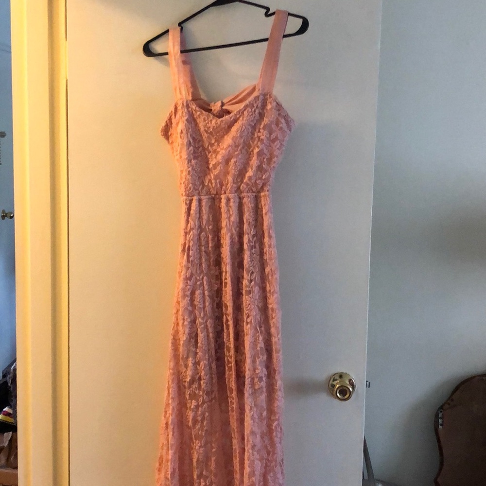 Long lace dress